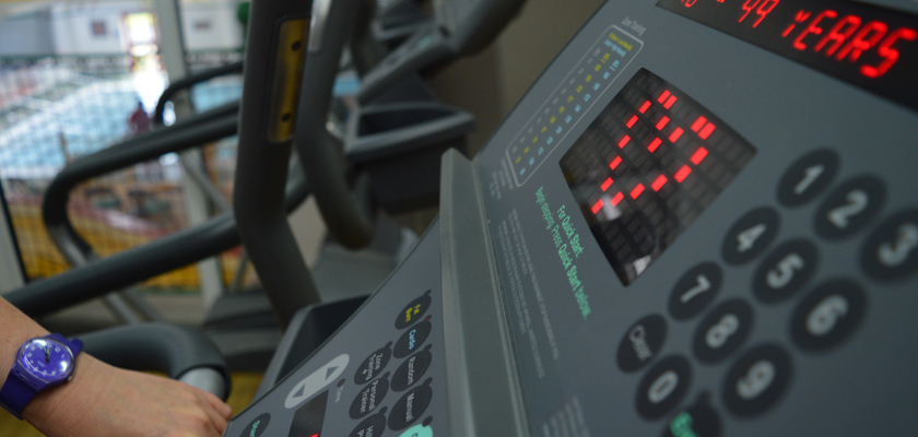 Cross trainer at Southwell Leisure Centre